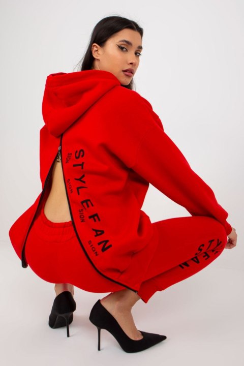 Spodnie Komplet Model EM-KMPL-761.02 Red - Ex Moda - uniwersalny Spodnie Komplet Model EM-KMPL-761.02 Red - Ex Moda - uniwersalny