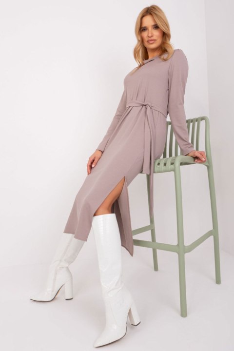 Sukienka Model LK-SK-509447.75P Dark Beige - Lakerta - L/XL Sukienka Model LK-SK-509447.75P Dark Beige - Lakerta - L/XL