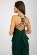 Sukienka Model NU-SK-1668.14P Dark Green - Numero - 40 Sukienka Model NU-SK-1668.14P Dark Green - Numero - 40