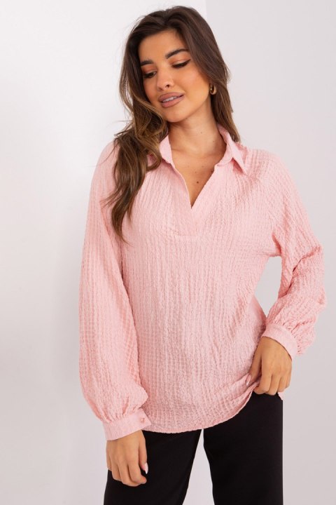 Bluzka Model LK-KS-509347.76 Light Pink - Lakerta - L Bluzka Model LK-KS-509347.76 Light Pink - Lakerta - L
