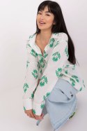 Koszula Damska Model LK-KS-509349.04 White/Green - Lakerta - L Koszula Damska Model LK-KS-509349.04 White/Green - Lakerta - L