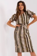 Sukienka Model LK-SK-507468-1.20P Khaki - Lakerta - 36