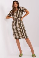 Sukienka Model LK-SK-507468-1.20P Khaki - Lakerta - 40