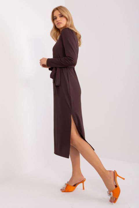 Sukienka Model LK-SK-509447.75P Dark Brown - Lakerta - S/M Sukienka Model LK-SK-509447.75P Dark Brown - Lakerta - S/M