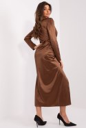 Sukienka Model LK-SK-509486.05X Brown - Lakerta - uniwersalny Sukienka Model LK-SK-509486.05X Brown - Lakerta - uniwersalny