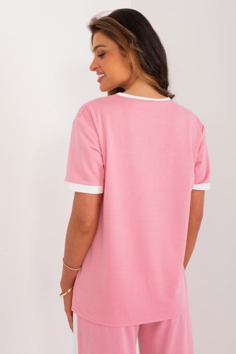 Bluzka Model LK-BZ-509610.42 Pink - Lakerta - S/M Bluzka Model LK-BZ-509610.42 Pink - Lakerta - S/M