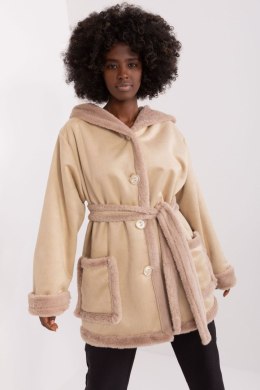 Płaszcz Damski Model LK-KR-509459.96P Beige - Lakerta - M/L