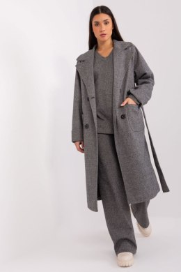 Płaszcz Damski Model LK-PL-509407-1.99P Dark Grey - Lakerta - S/M