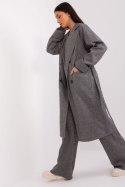 Płaszcz Damski Model LK-PL-509407-1.99P Dark Grey - Lakerta - S/M Płaszcz Damski Model LK-PL-509407-1.99P Dark Grey - Lakerta - S/M