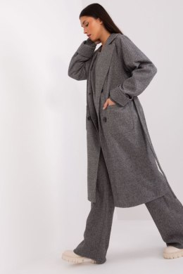 Płaszcz Damski Model LK-PL-509407-1.99P Dark Grey - Lakerta - S/M