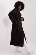Płaszcz Damski Model LK-PL-509460.00P Black - Lakerta - S/M Płaszcz Damski Model LK-PL-509460.00P Black - Lakerta - S/M
