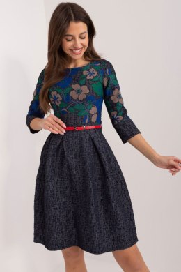 Sukienka Model LK-SK-506575.60 Navy/Green - Lakerta - 40
