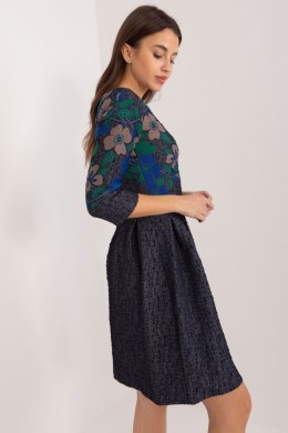 Sukienka Model LK-SK-506575.60 Navy/Green - Lakerta - 42