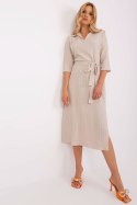Sukienka Model LK-SK-509342-1.51P Light Beige - Lakerta - S/M Sukienka Model LK-SK-509342-1.51P Light Beige - Lakerta - S/M
