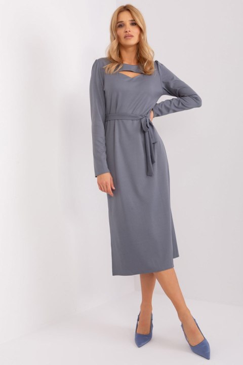 Sukienka Model LK-SK-509447.75P Grafit - Lakerta - L/XL Sukienka Model LK-SK-509447.75P Grafit - Lakerta - L/XL