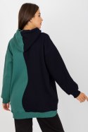 Bluza Damska Model RV-BL-8233.32X Black/Green - Rue Paris - L/XL Bluza Damska Model RV-BL-8233.32X Black/Green - Rue Paris - L/XL