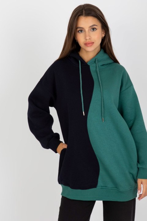 Bluza Damska Model RV-BL-8233.32X Black/Green - Rue Paris - S/M