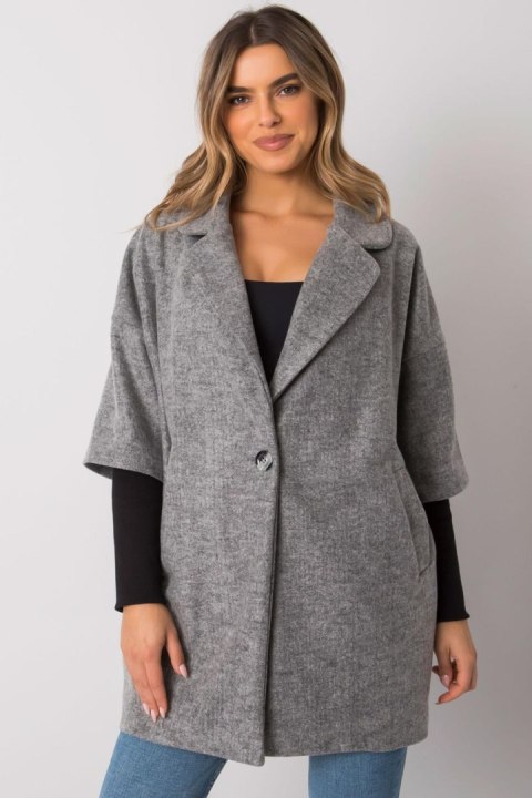 Płaszcz Damski Model CHA-PL-0409.30X Grey - Rue Paris - S/M