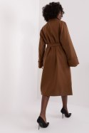 Płaszcz Damski Model LK-PL-509401.99P Brown - Lakerta - S/M Płaszcz Damski Model LK-PL-509401.99P Brown - Lakerta - S/M