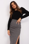 Spódnica Model LK-SD-509400.87P Grey/Black - Lakerta - L Spódnica Model LK-SD-509400.87P Grey/Black - Lakerta - L
