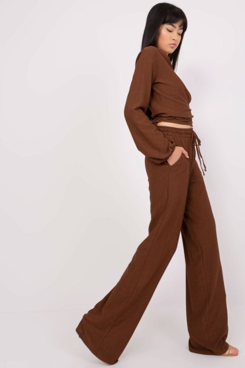 Spodnie Komplet Model LK-KMPL-509329.12 Brown - Lakerta - S/M Spodnie Komplet Model LK-KMPL-509329.12 Brown - Lakerta - S/M