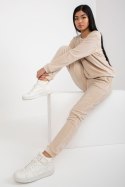 Spodnie Komplet Model RV-KMPL-6083.05 Light Beige - Rue Paris - M