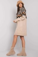 Sukienka Model LC-SK-0098.37X Beige - Rue Paris - uniwersalny Sukienka Model LC-SK-0098.37X Beige - Rue Paris - uniwersalny