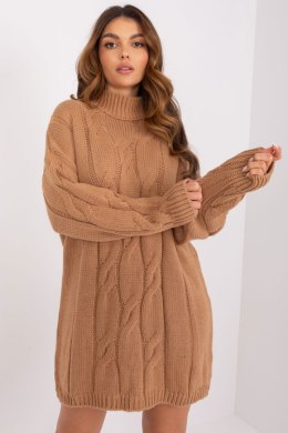 Sukienka Model LC-SK-1561.72P Camel - Rue Paris - uniwersalny