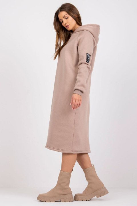 Sukienka Model RV-SK-7463.24X Beige - Rue Paris - S/M Sukienka Model RV-SK-7463.24X Beige - Rue Paris - S/M