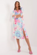 Sukienka Model WN-SK-704-1.10X Light Blue - Rue Paris - L Sukienka Model WN-SK-704-1.10X Light Blue - Rue Paris - L