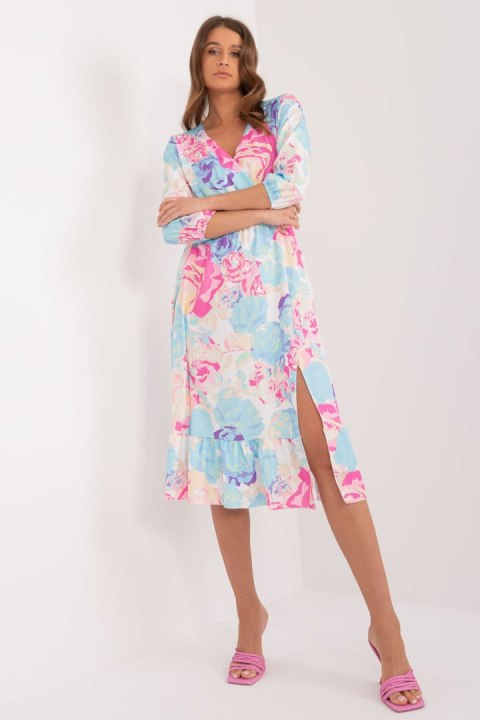 Sukienka Model WN-SK-704-1.10X Light Blue - Rue Paris - L Sukienka Model WN-SK-704-1.10X Light Blue - Rue Paris - L