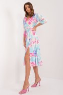 Sukienka Model WN-SK-704-1.10X Light Blue - Rue Paris - L Sukienka Model WN-SK-704-1.10X Light Blue - Rue Paris - L