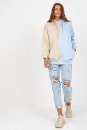 Bluza Damska Model RV-BL-8233.32X Light Blue - Rue Paris - L/XL