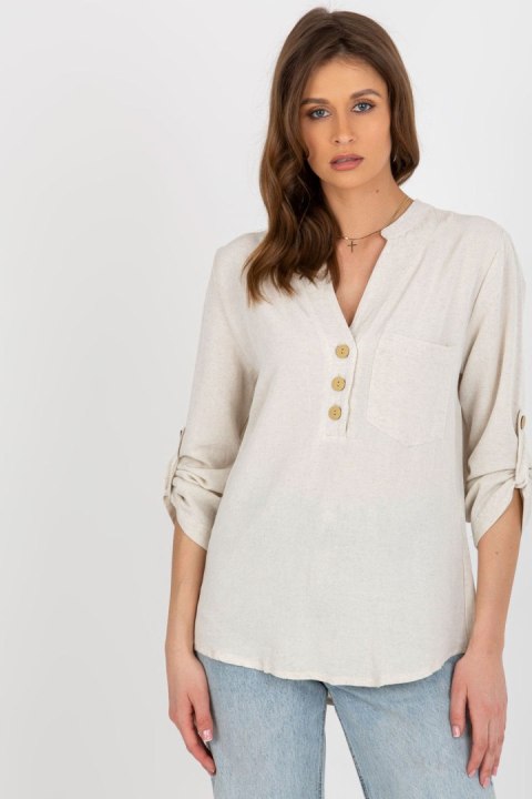 Bluzka Model WN-KS-VE51.30X Light Beige - Rue Paris - M