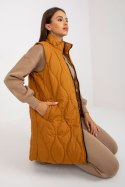 Kamizelka Model AP-KZ-RP01.00P Light Brown - Rue Paris - S Kamizelka Model AP-KZ-RP01.00P Light Brown - Rue Paris - S
