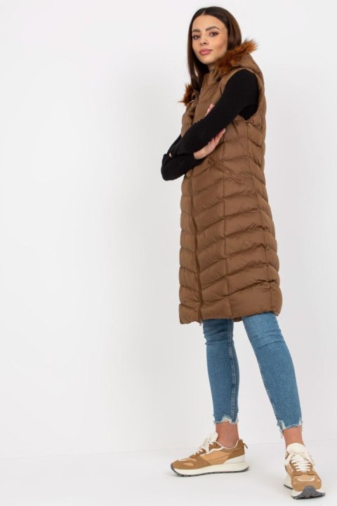 Kamizelka Model RV-KZ-008.00P Brown - Rue Paris - M