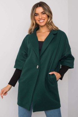 Płaszcz Damski Model CHA-PL-0409.30X Dark Green - Rue Paris - S/M