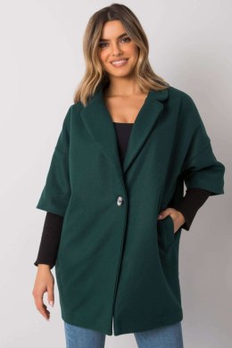 Płaszcz Damski Model CHA-PL-0409.30X Dark Green - Rue Paris - S/M