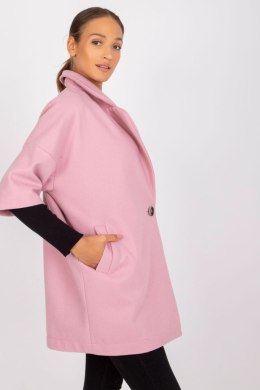Płaszcz Damski Model CHA-PL-0409.30X Light Pink - Rue Paris - L/XL