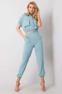 Spodnie Komplet Model 346-KMPL-5002.58 Mint - Rue Paris - XL Spodnie Komplet Model 346-KMPL-5002.58 Mint - Rue Paris - XL