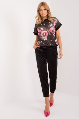 Spodnie Komplet Model DHJ-KMPL-8899.00X Black - Rue Paris - uniwersalny