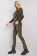 Spodnie Komplet Model RV-KMPL-6083.05 Khaki - Rue Paris - S