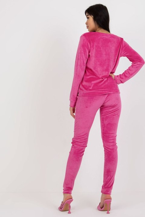 Spodnie Komplet Model RV-KMPL-6083.05 Pink - Rue Paris - M Spodnie Komplet Model RV-KMPL-6083.05 Pink - Rue Paris - M