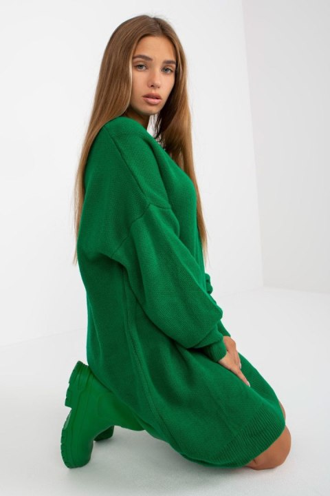 Sukienka Model LC-SW-0341.38P Green - Rue Paris - uniwersalny Sukienka Model LC-SW-0341.38P Green - Rue Paris - uniwersalny