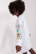 Sukienka Model RV-SK-8979.94P White - Rue Paris - S/M Sukienka Model RV-SK-8979.94P White - Rue Paris - S/M
