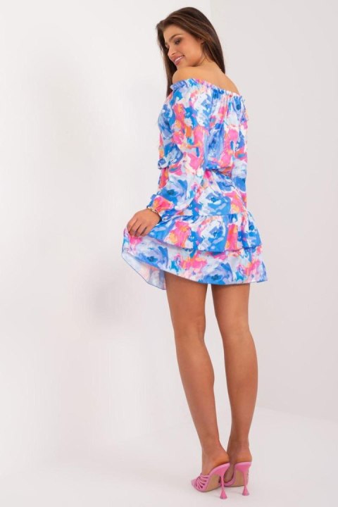 Sukienka Model WN-SK-8282.55 Blue - Rue Paris - L/XL Sukienka Model WN-SK-8282.55 Blue - Rue Paris - L/XL