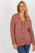 Sweter Damski Model LC-SW-A1.28X Dark Pink - Rue Paris - uniwersalny Sweter Damski Model LC-SW-A1.28X Dark Pink - Rue Paris - uniwersalny