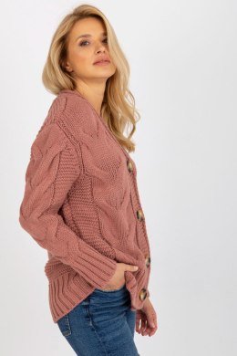Sweter Damski Model LC-SW-A1.28X Dark Pink - Rue Paris - uniwersalny