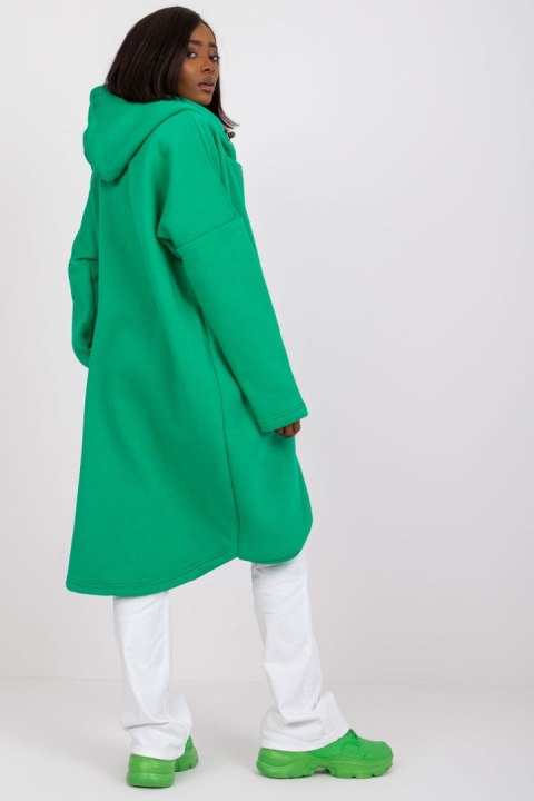 Bluza Damska Model RV-BL-4858-1.99P Green - Rue Paris - S/M Bluza Damska Model RV-BL-4858-1.99P Green - Rue Paris - S/M
