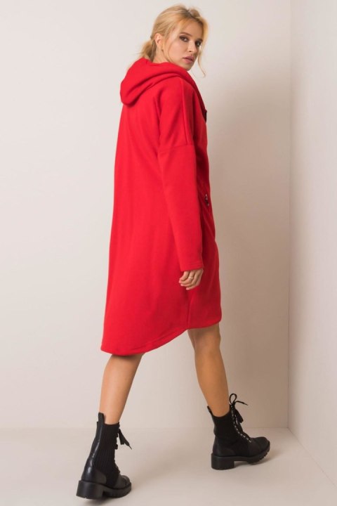 Bluza Damska Model RV-BL-4858-1.99P Red - Rue Paris - S/M Bluza Damska Model RV-BL-4858-1.99P Red - Rue Paris - S/M